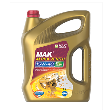 MAK Alpha Zenith 15W-40 Engine Oil for Petrol, Diesel & CNG Cars